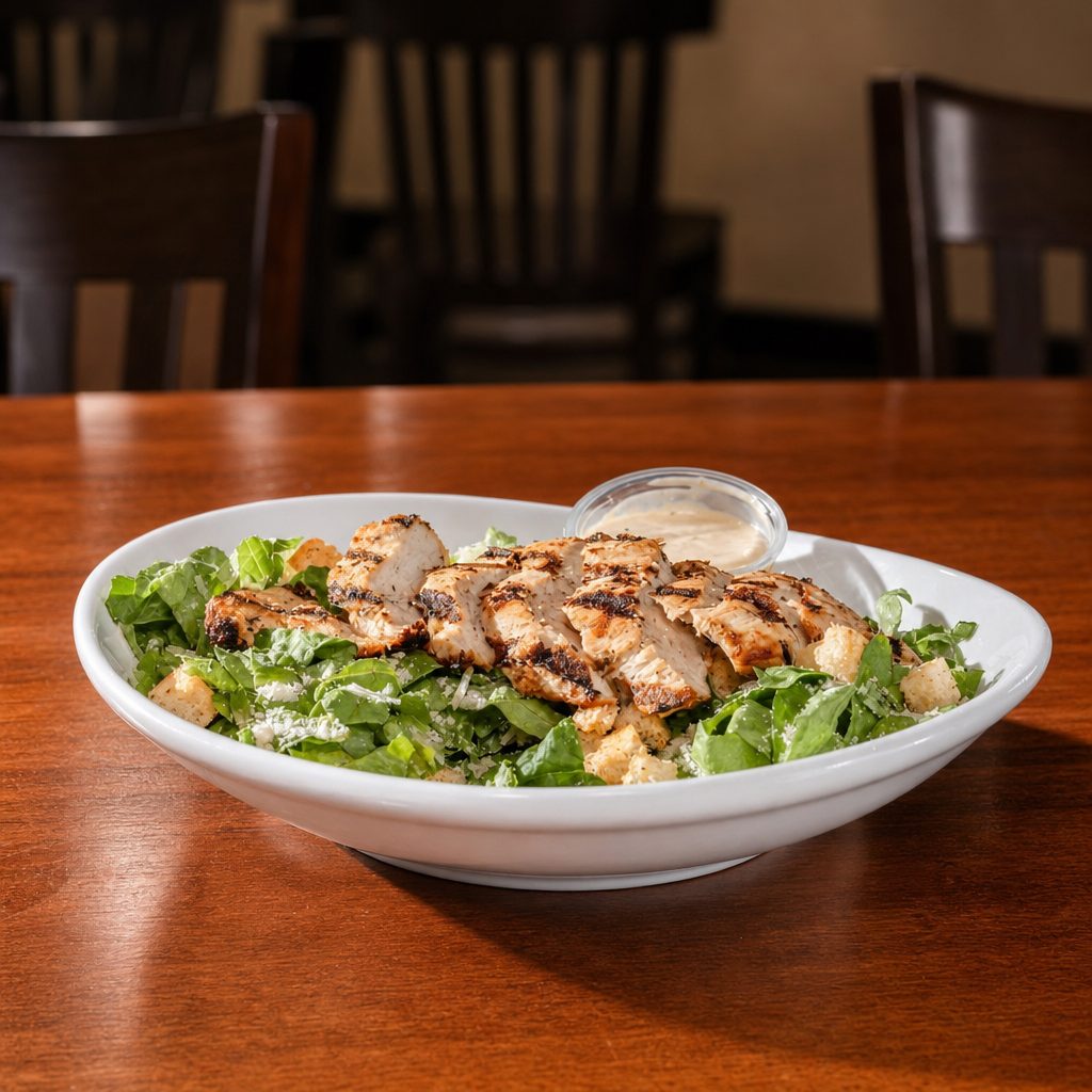 Chicken Caesar Salad.