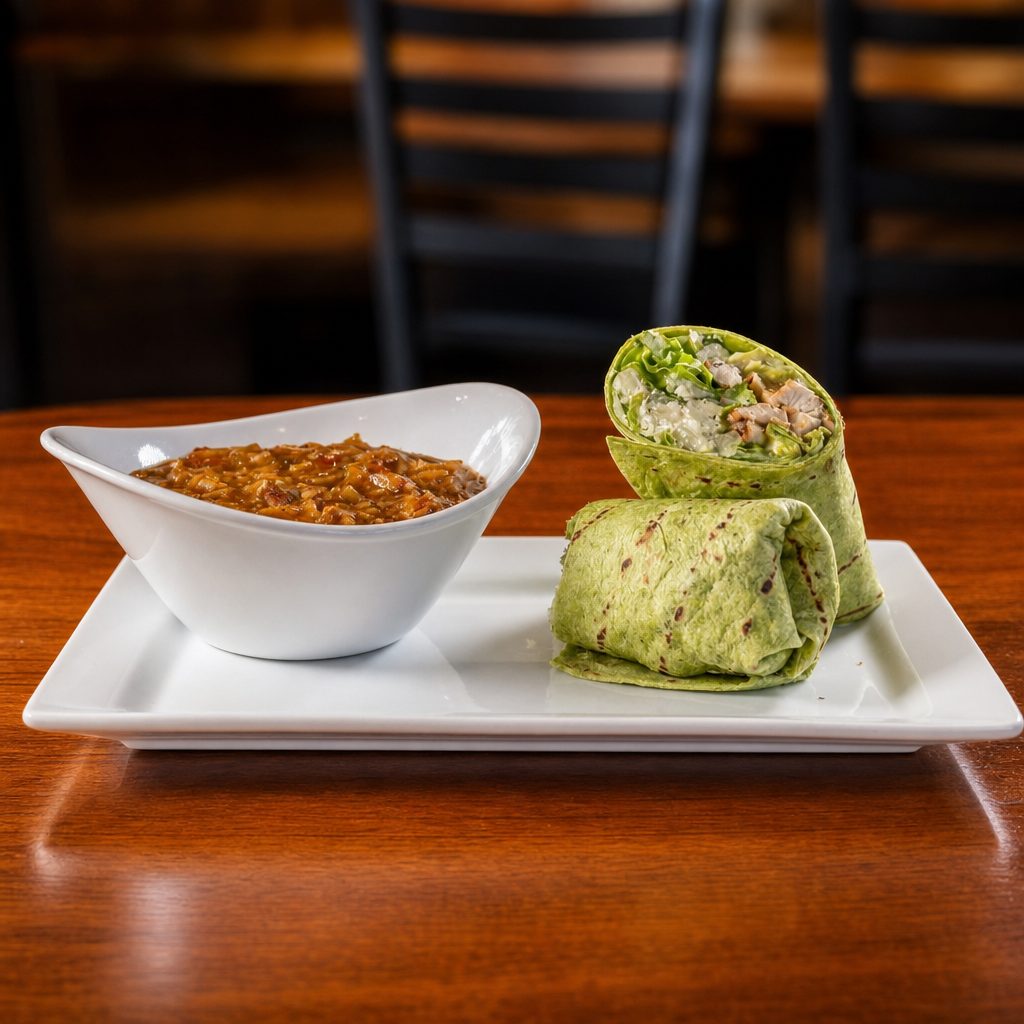 Chicken Caesar Wrap.