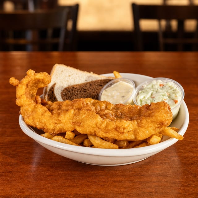 Beer Batter Walleye.