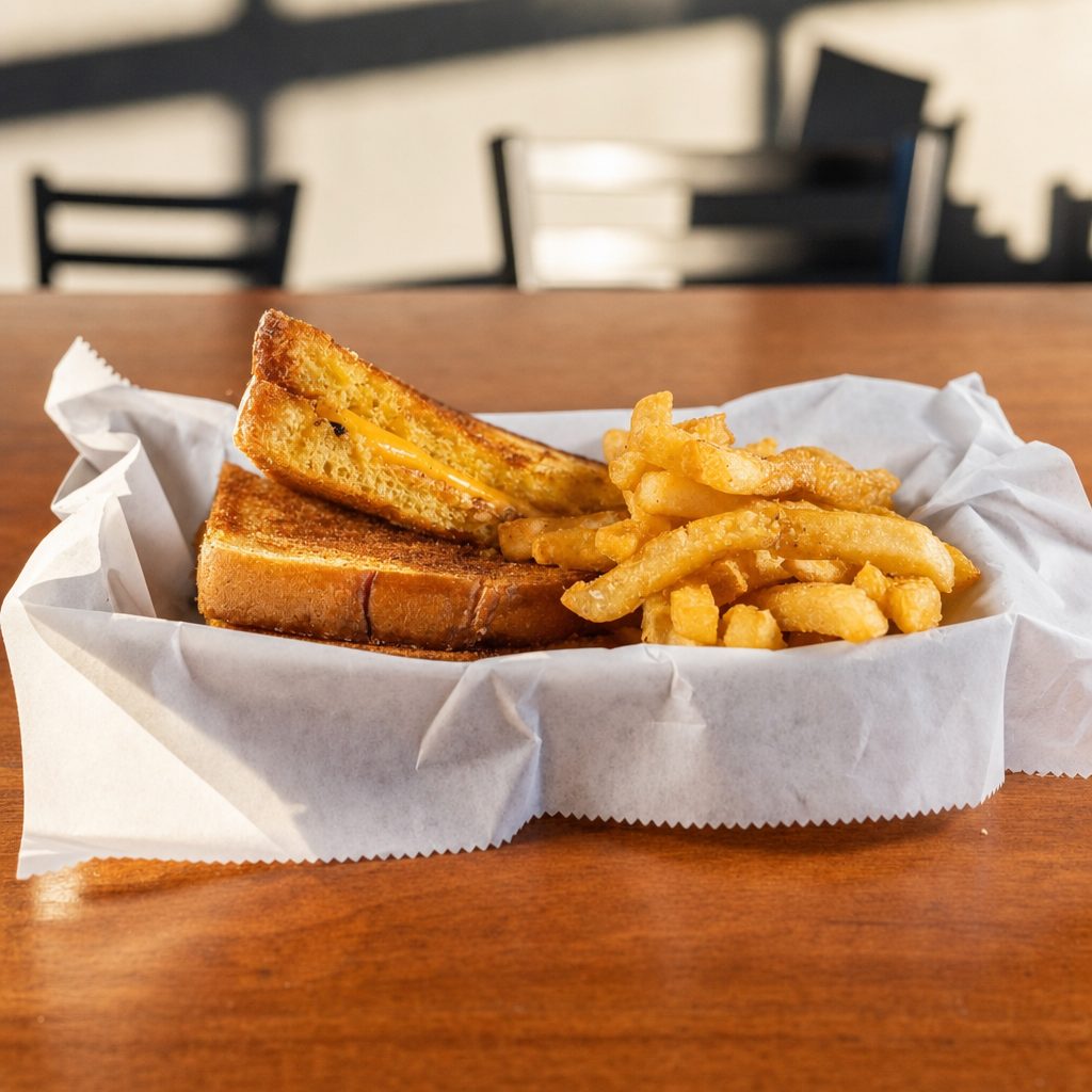 Grilled Cheese Sandwich.